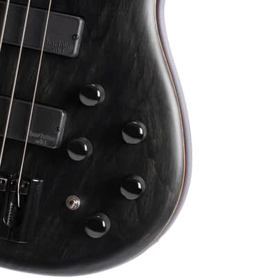 Cort Artisan B4 Element Open Pore Trans Black 4 String Bass Bartolini MK-1 image 6