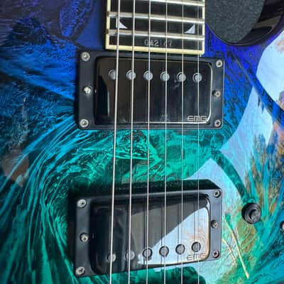 Jackson MG Series SLSMG Super Lightweight Soloist 2004 - 2005 - Eerie Dess Swirl image 9