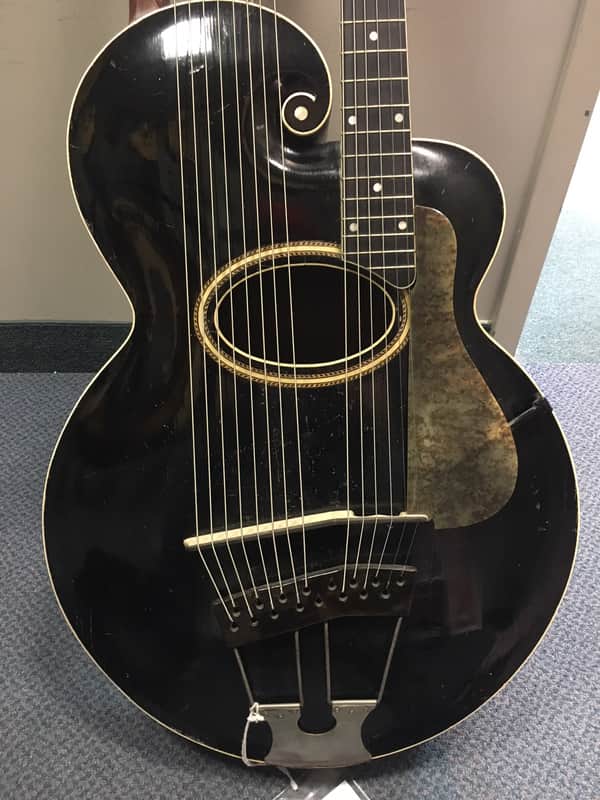 Gibson Harp Guitar Black image 1