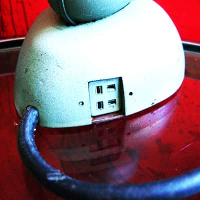 Vintage RARE 1940's Turner CD dynamic "Sound Scriber" microphone High Z w original stand and cable PROP image 7