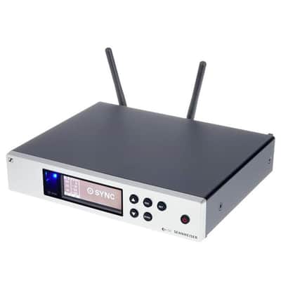 Sennheiser Pro Audio Rackmount True Diversity Receiver (509654) Bundle with 10ft Pig Hog XLR Microphone Cable, 4 AA Batteries & Polishing Cloth – Reliable Wireless Performance image 6