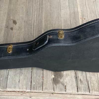 1960s Gibson ES-330 Case , Black w. Yellow Lining image 9