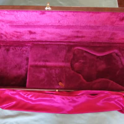 Gibson Thunderbird Case Brown with Pink Plush / Shroud image 1