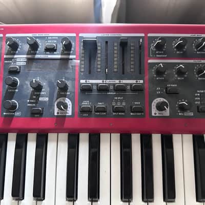 Nord Wave 2 61-Key 48-Voice Polyphonic Synthesizer 2013 - 2022 - Red image 3