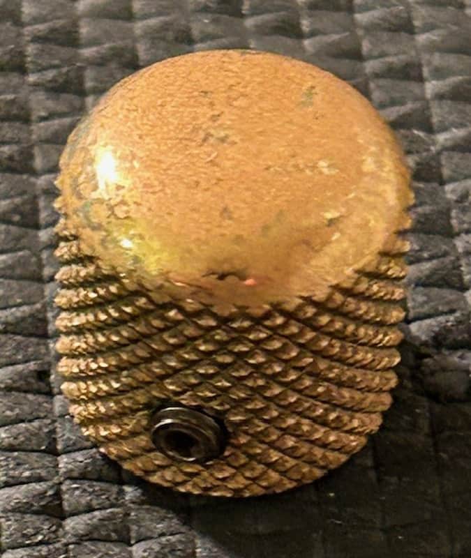 RARE 1980`s original Charvel / Jackson gold plated/brass knob 100% complete image 1