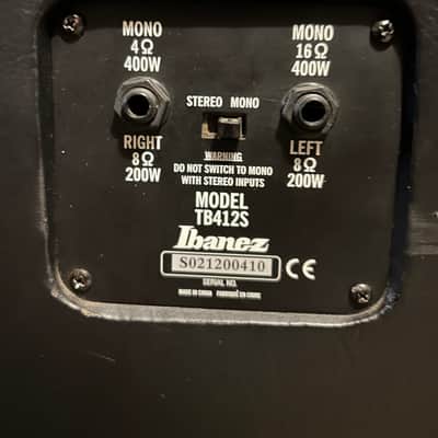Ibanez TB412S 4x12 speaker cabinet 400w image 2