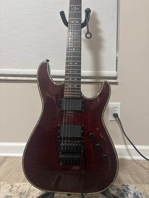 Schecter Hellraiser C-1 FR 2006 - Present - Black Cherry image 1