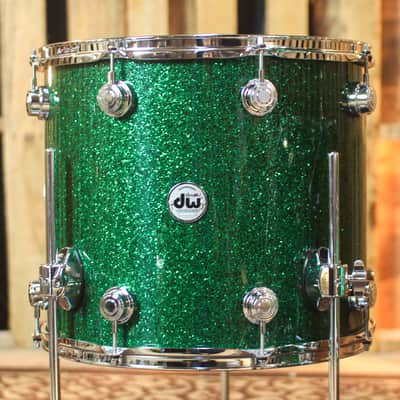 DW Collector's Maple SSC Green Glass Drum Set - 22,10,12,16 - SO#1450373 image 6