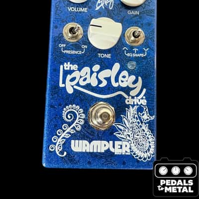 Wampler Paisley Drive V2 2010s - Blue - X16976 image 2
