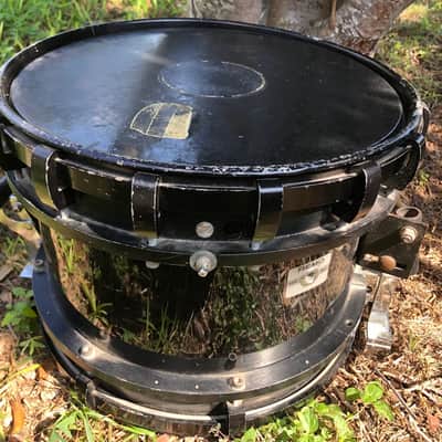 Remo Legato Quadura Marching Snare Drum Black 14" x 11" image 1