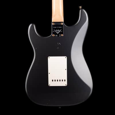 Used 2024 Fender Custom Shop 1968 Stratocaster Journeyman Relic Charcoal Frost Metallic with OHSC image 8