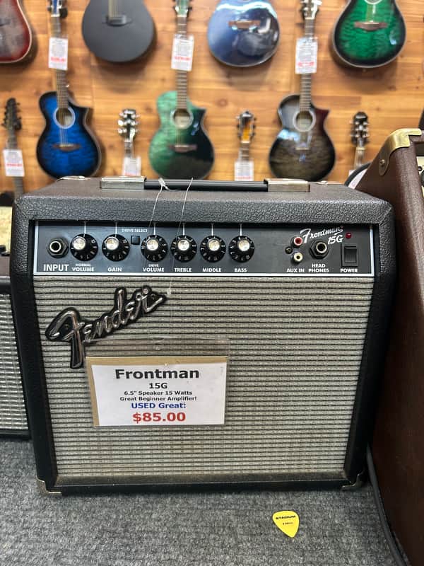 Fender Frontman 15G Series II 2-Channel 15-Watt 1x8" Guitar Practice Amp | 2002 - 2010 | Black | IN-STORE ADJUTED image 1