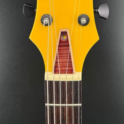 USA Handmade Hill Guitars Jon Hill Bootleg Aztec 2000's - Taxicab Yellow image 7