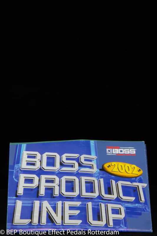 Boss Product Line Up 2002 image 1