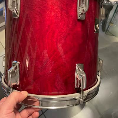 Tama Superstar 12x11 Tom 1980s - Cherry Wine image 8