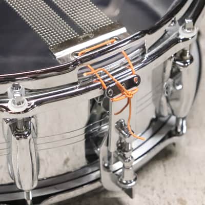 Slingerland 5x14" COB Gene Krupa Snare Drum w/ Brass Hoops Vintage 1960's image 13