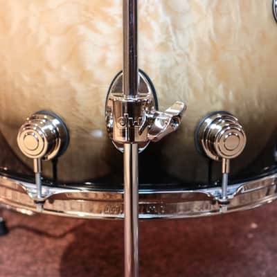 DW Collector's Candy Black Burst Over Quilted Maple Drum Set - SO#1134317 image 6