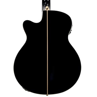 Washburn EA55G-A Festival Series Cutaway Mini Jumbo Acoustic/Electric Guitar. Koa Burst image 3