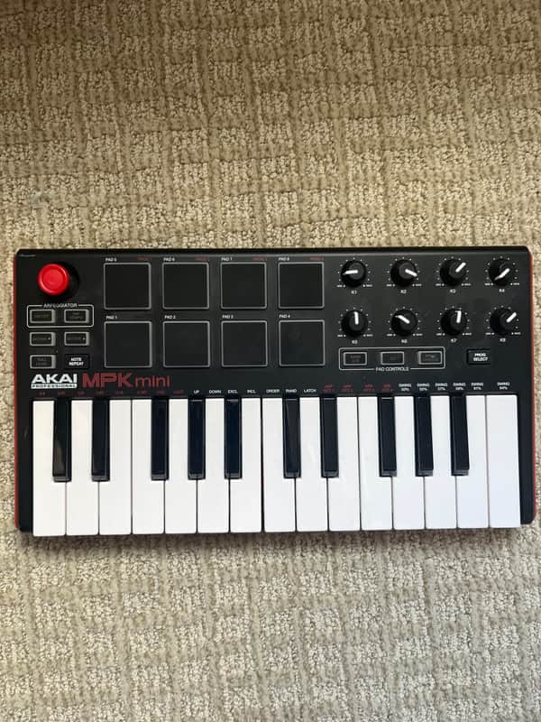 Akai MPK Mini MKIII 25-Key MIDI Controller 2020 - Present - Black image 1