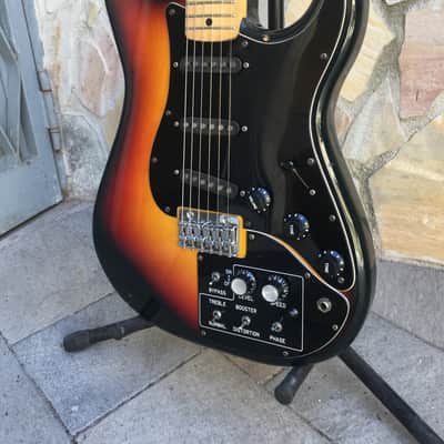 Vintage Condor Strat shape guitar Made in Japan around 1975 by Tombo Guitars RIF 226 image 3