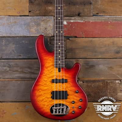Lakland Skyline 44-02 Deluxe Satin Cherry SB, Rosewood B-Stock image 3
