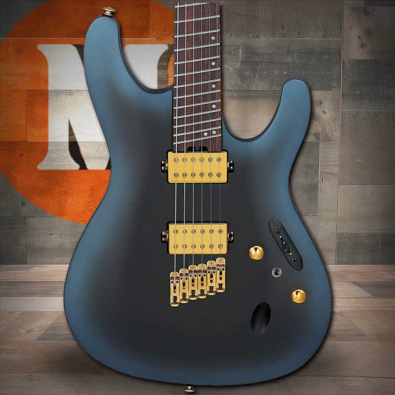 Ibanez S Axe Design Lab Multi-scale 6 String Electric Guitar - Midnight Arctic Ocean Matte (SML721MAM) image 1