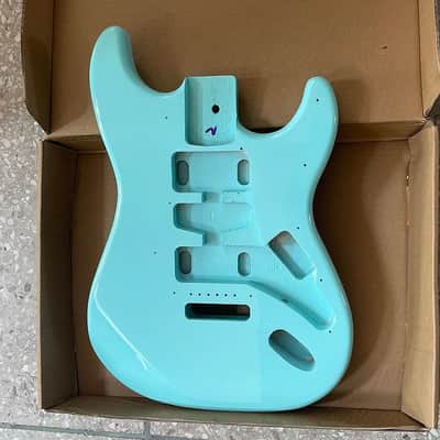 Electric Guitar Body Poplar Wood Electric Guitar Barrel Replacement For DIY Electric Guitar,More Color Optional,price include the import duty for US buyer image 14