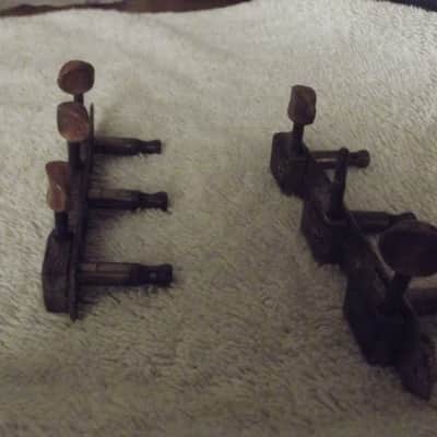Vintage Kluson Deluxe Guitar Tuners Old Single Line Deluxe's W/ Gear Box image 2