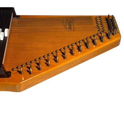 Vintage 1960s Oscar Schmidt 15-Chord Autoharp w/ Original Case & Accessories image 11