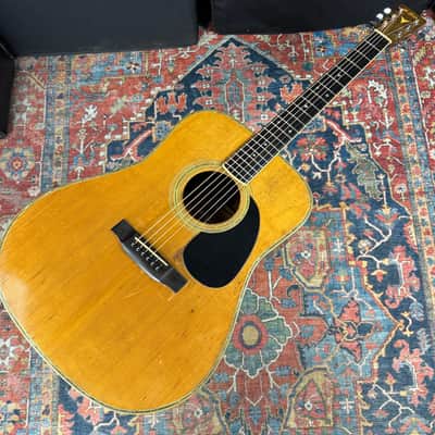 1974 K. Yairi YW-500P Dreadnought Solid Spruce 3 Piece Rosewood Back image 9
