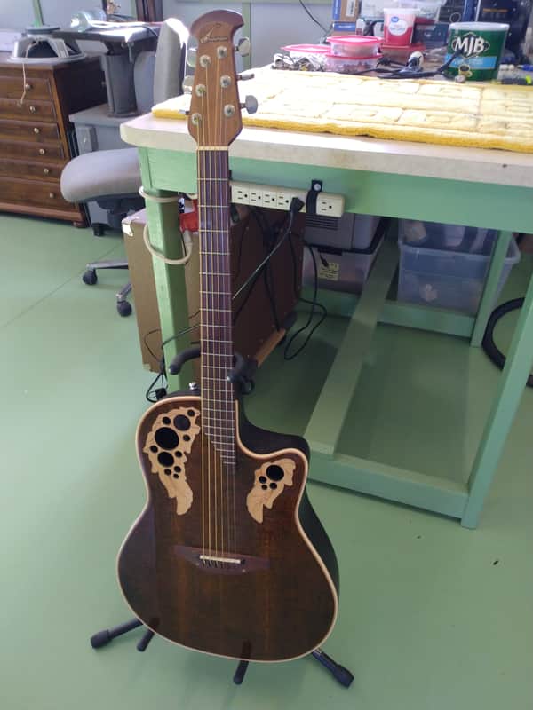 Ovation  Elite  1990's #6778 - Natural - dark image 1