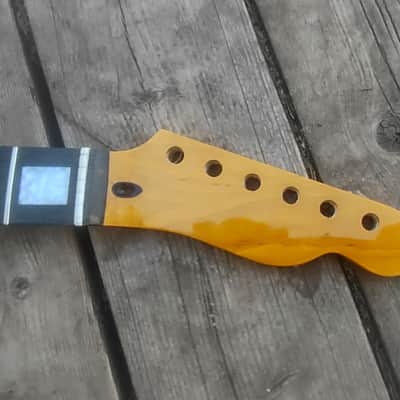 FATBOY CANADIAN MAPLE ON ROSEWOOD T GUITAR NECK BlOCK INLAYS STEEL FRETS FITS OEM image 14