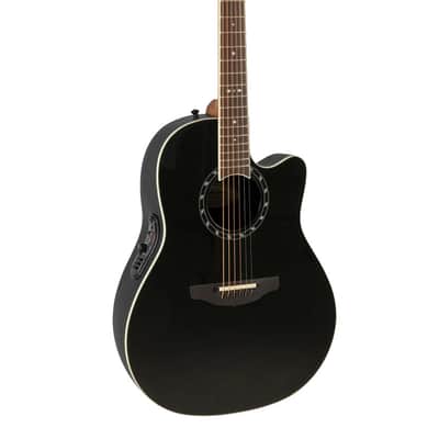 Ovation Pro Series Standard Balladeer E-Acoustic Guitar 2771AX-5 Black (2771AX-5-G) image 2