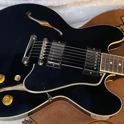 NEW ! Gibson ES-335 50s Semi-Hollowbody Electric Guitar - Ebony - Authorized Dealer - 8 lbs - G07034 image 1
