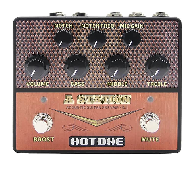 Hotone TPPAST A Station Acoustic Guitar Preamp/D.I. image 1