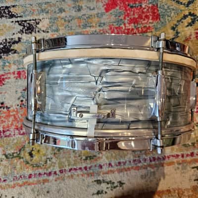 Gretsch Round Badge 14x5.5" Dixieland 6-ply Snare - Midnight Blue Pearl image 6