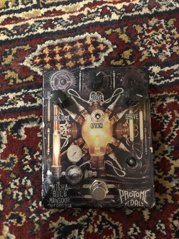 Protone Pedals Misha Blub Mansoor Overdrive  Yellow Bulb image 1