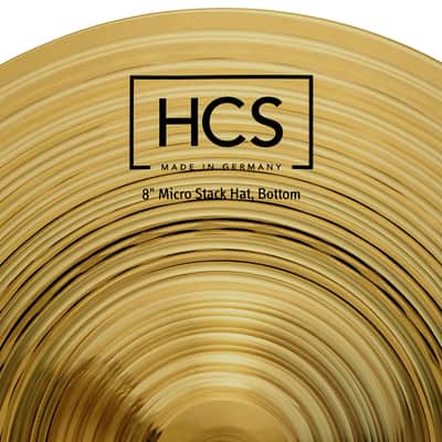 Meinl HCS8H Micro Stack Hats 8" - Ride Cymbal image 10