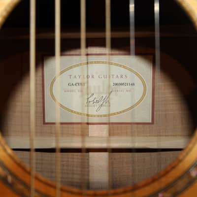 Taylor GA Custom 2003 Cedar Top, Walnut Back & Sides image 5