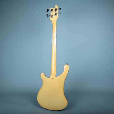 Rickenbacker 4001 Bass Guitar White 1974 Road Worn image 7