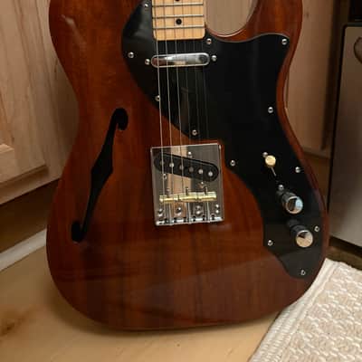 Squier Classic Vibe Telecaster Thinline 2009 First Year Upgrades Fender 60s Alnico Bridge Pickup Gotoh Japan Alnico Neck PUP Ping Tuners CTS Pots image 3