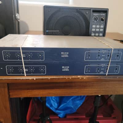 Pair BEL Digital Audio BEL 8150 professional 8-channel audio delay processors. image 9