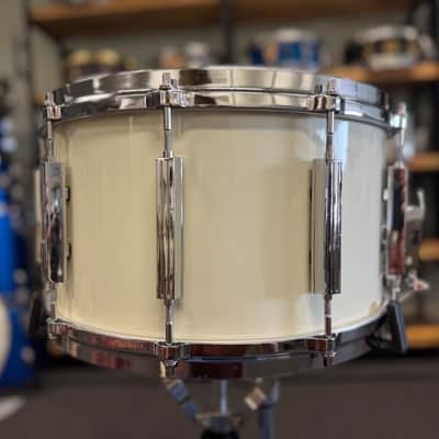 14” x 8” Tama AW458 14-ply Artwood Snare - Piano White image 5