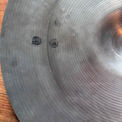 Restored Zildjian 16" A. Zildjian '70s Stamp Crash Cymbal 1970s - Traditional image 5