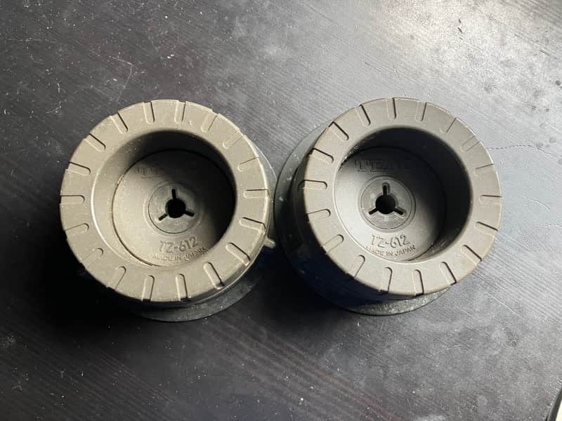 SET OF 2 TEAC TZ- 612 10.5" Large Reel to Reel Hub Adapters TASCAM AKAI PIONEER REVOX image 1