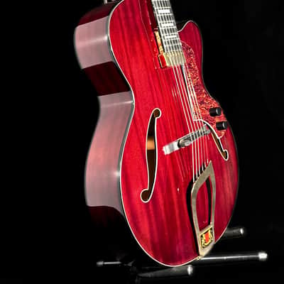Hagstrom HL-550 w/Case - Natural Mahogany *USA Small Business* image 4