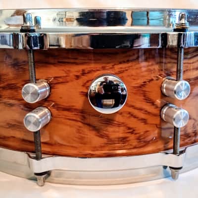 MARTIAL PERCUSSION BUBINGA/MAPLE/BUBINGA 7 PC. DRUM KIT SHELL PACK - FREE SHIP TO C-USA! image 9