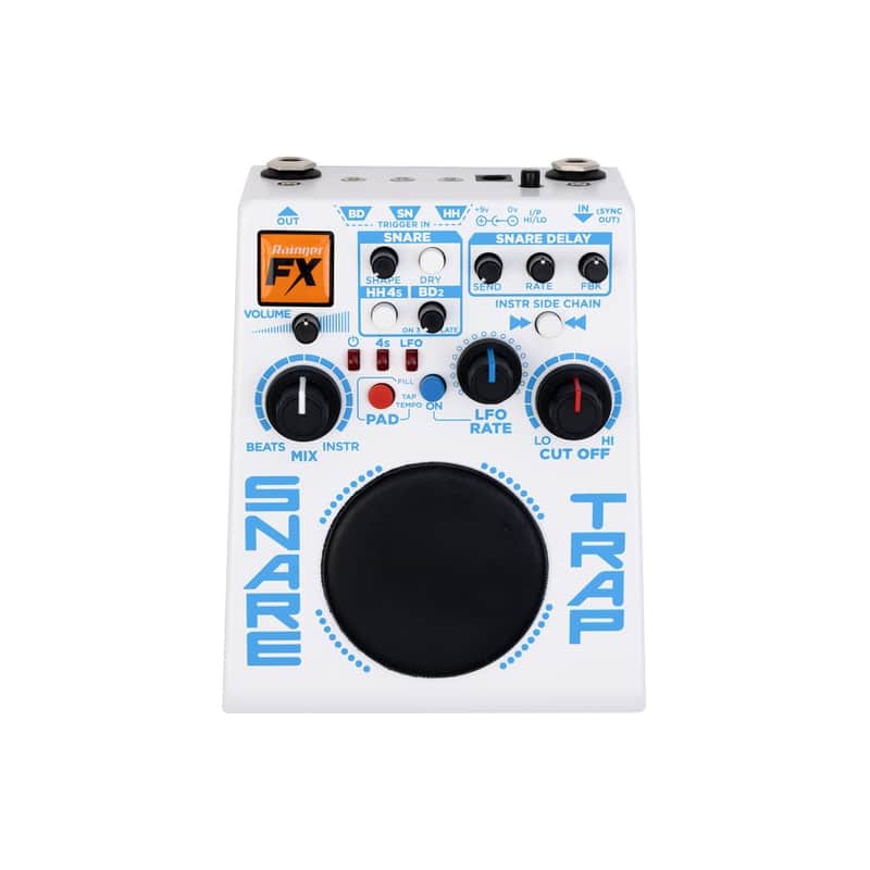 Rainger FX SNARE TRAP Mini Drum Machine Effects Pedal image 1
