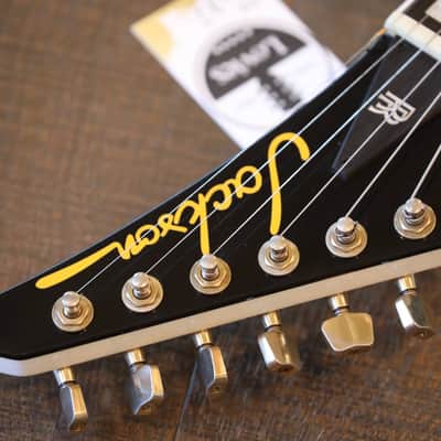 2009 Jackson Custom Shop LTD Randy Rhoads Concorde Tribute White w/ Black Pinstripes Relic +COA OHSC image 15
