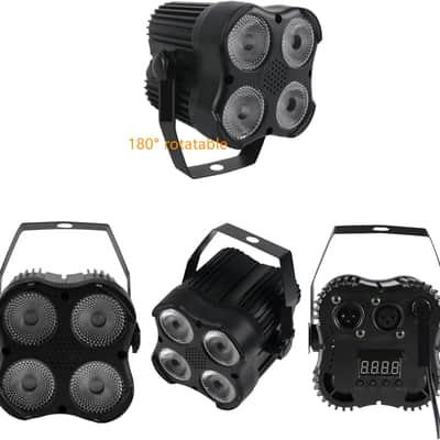 DJ Par Lights, RGBW LED Par Light with Sound Activated and Remote, DMX Stage Uplighting for Event Wedding Church Festival Stage Lighting﻿﻿ image 3